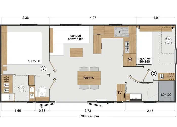 مكان تخييم Maeva Respire Parfums D'ete